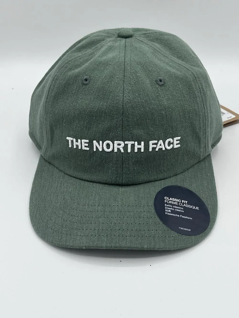 The North Face Roomy Norm Hat Duck Green Classic Fit Cap Adjustable Strap Unisex
